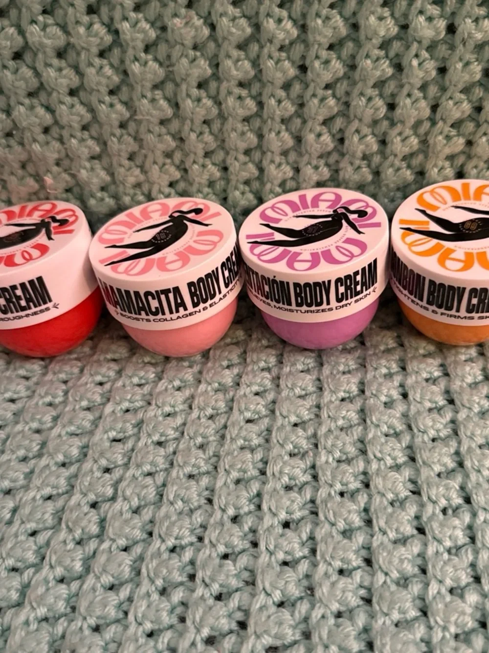 miami Multi-Color Body Cream Trio — Red, Pink, Purple, Orange